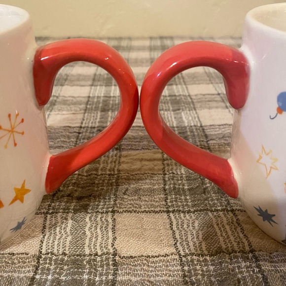 Set of Two World Market Watercolor Holiday Nutcracker Mugs - Picture 5 of 14